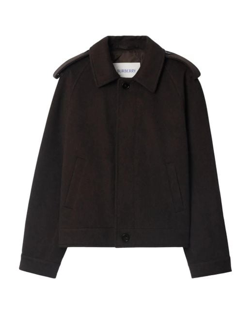 Burberry Black Cashmere Jacket for men