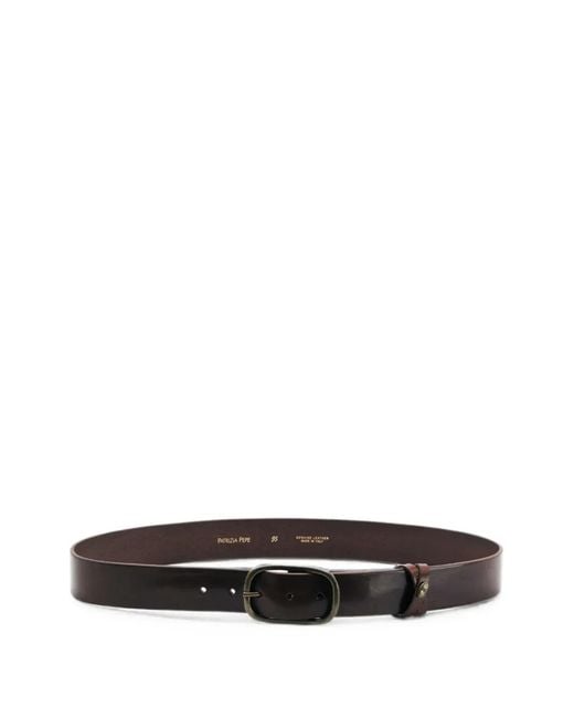 Patrizia Pepe White Ceinture En Cuir Lisse for men