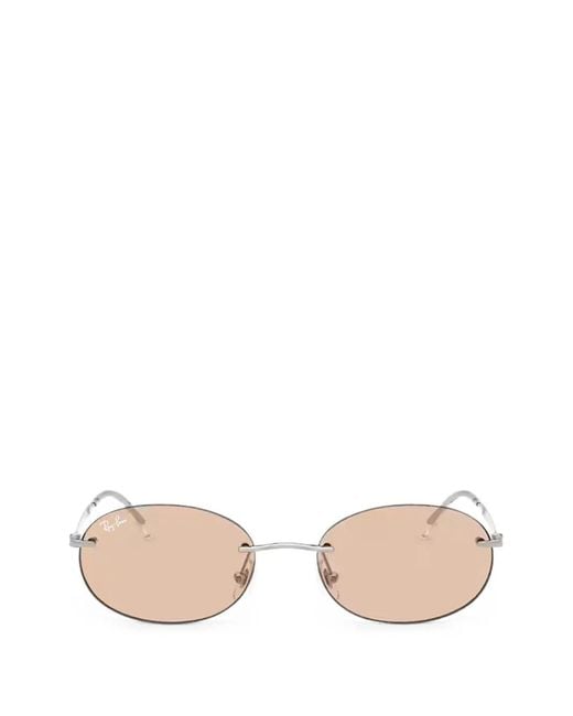 Ray-Ban Pink Rb3767 Oval-Frame Sunglasses