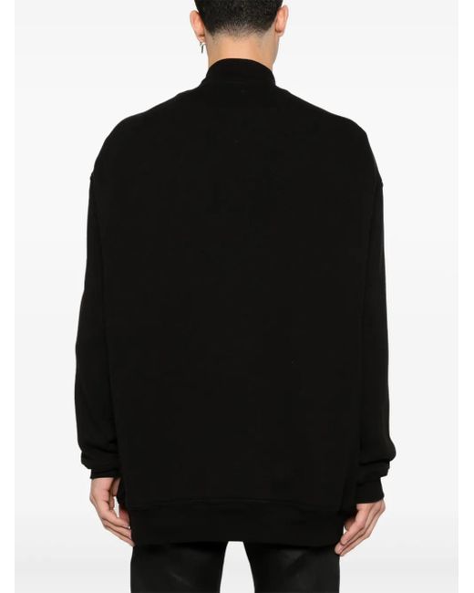 Rick Owens Black Jumbo Flight Bomber Jacket for men