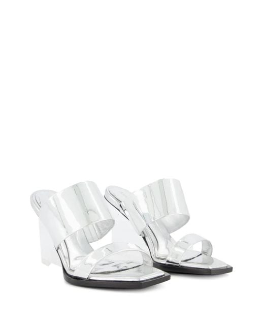 McQueen White Sandals