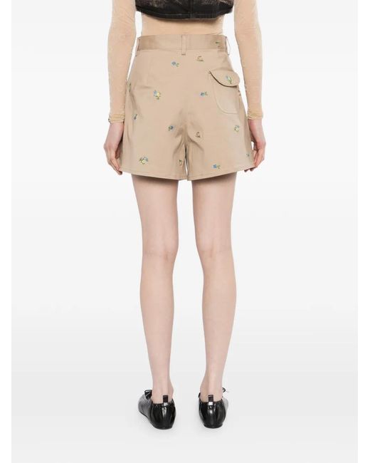 JNBY Natural Floral-Embroidered Shorts