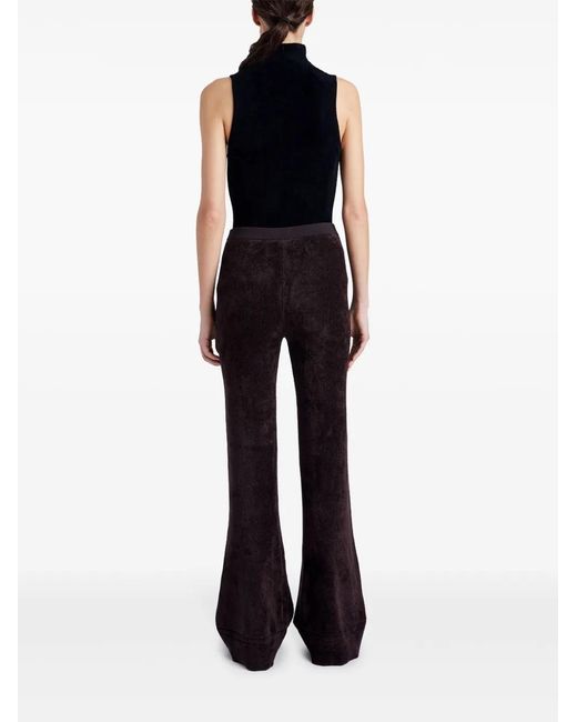 Proenza Schouler Blue Evie Flared Knit Pant