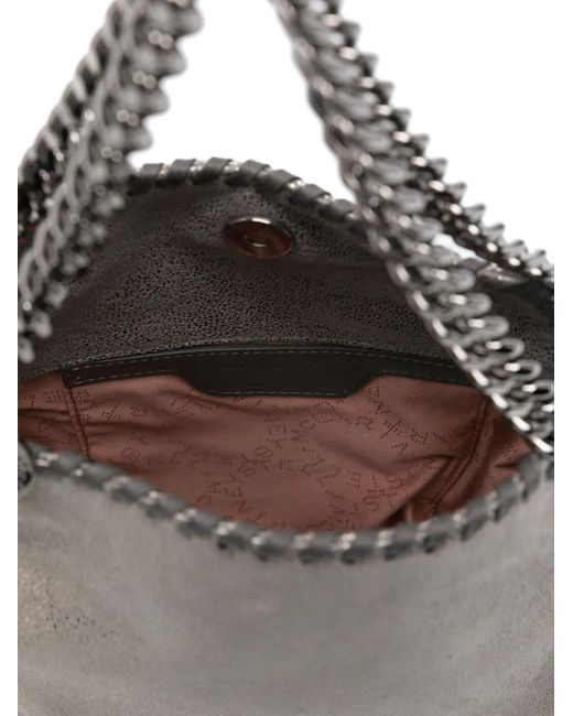 Stella McCartney Gray Mini Falabella Schultertasche