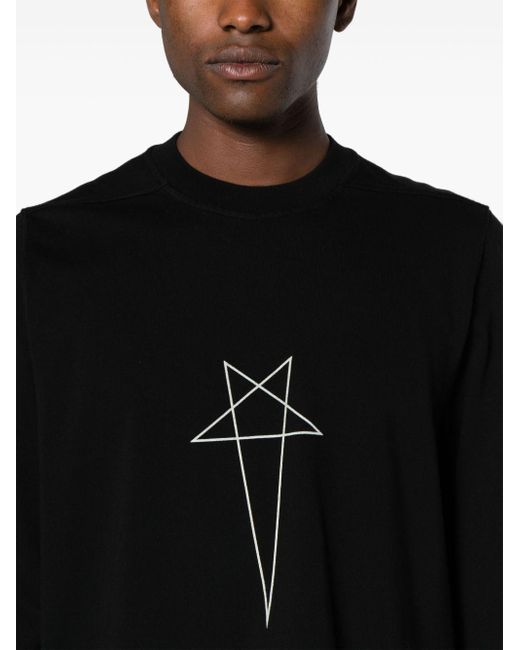 Rick Owens Sweatshirt mit Logo-Print in Black für Herren
