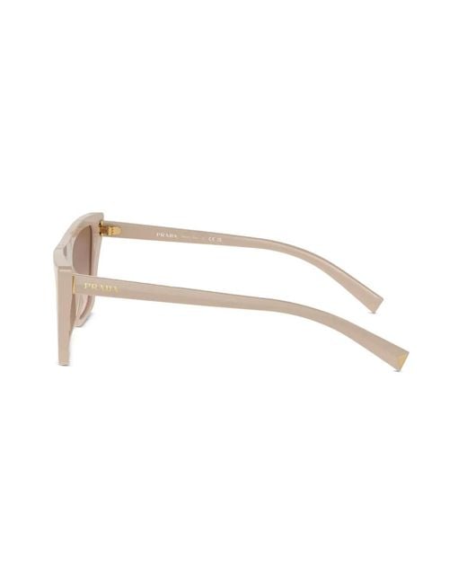 Prada Brown Butterfly-Frame Sunglasses