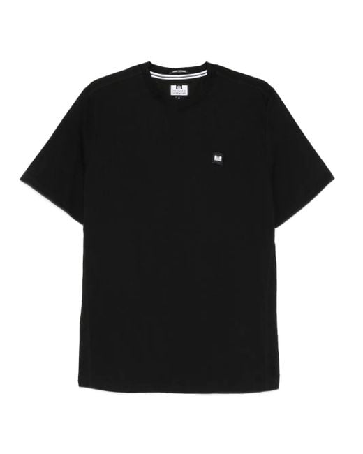 Weekend Offender T-Shirt Met Logopatch in het Black voor heren