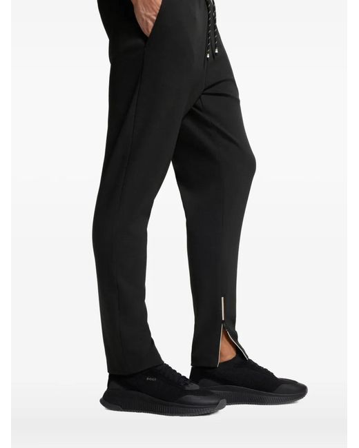 Boss Spin Trainingsbroek Met Ritsdetail in het Black voor heren