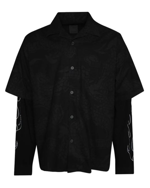 Givenchy Black Chinese New Year Shirt for men