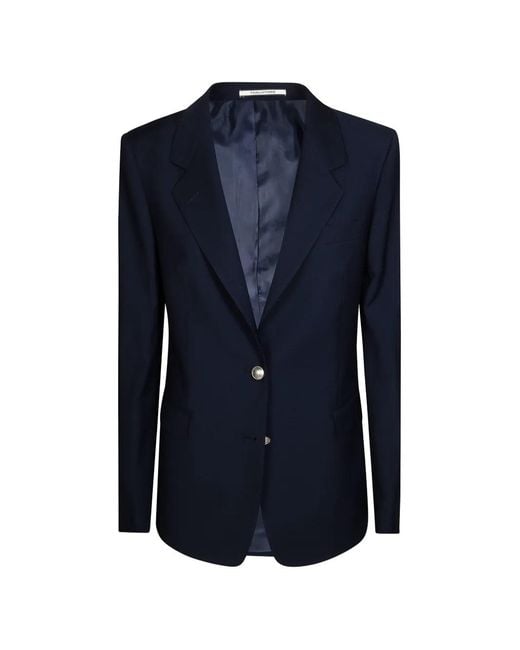 Tagliatore Blue Single-Breasted Blazer