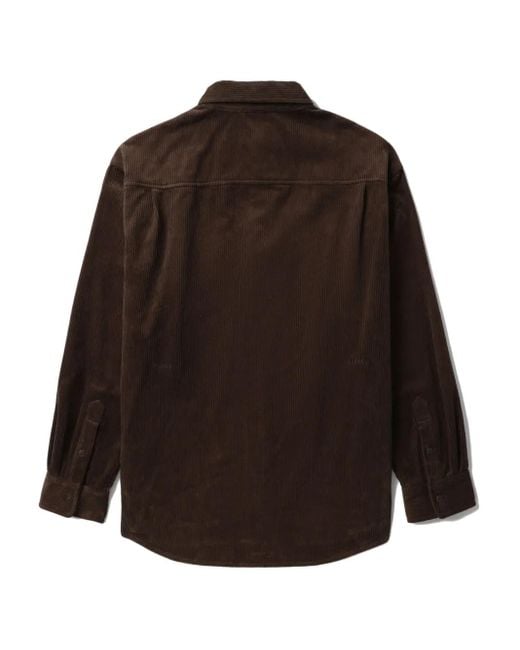 メンズ Alpha Industries コーデュロイ シャツ Brown