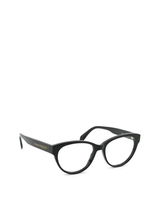 McQueen Black Cat-Eye-Frame Glasses