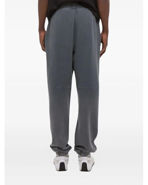 Helmut Lang Gray Cotton Track Pants for men