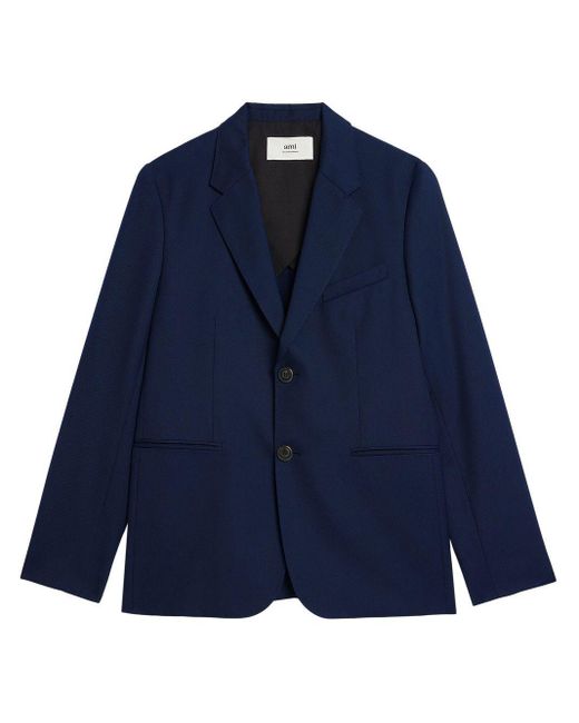 AMI Blue Ami Paris Jackets for men