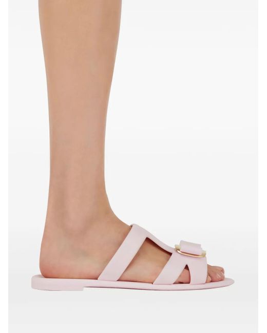Sandali Slides New Vara di Ferragamo in Pink
