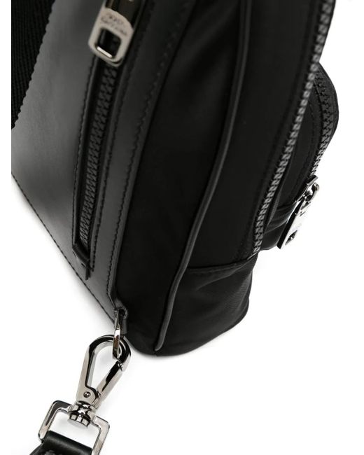 Dolce & Gabbana Black Backpack With Logo Application for men