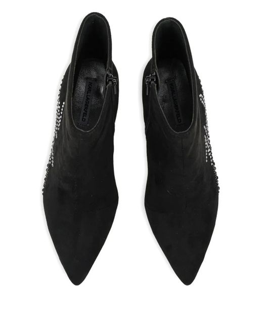 Karl Lagerfeld Sienna 80mm ブーツ Black