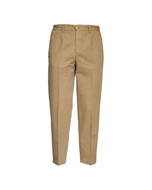 Briglia 1949 Natural Portofino Drawstring-Waist Trousers for men