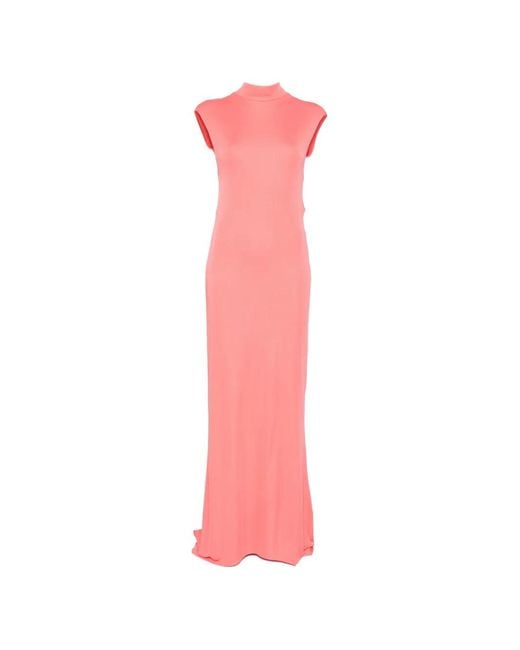 Tom Ford Pink Cut-Out Maxi Dress