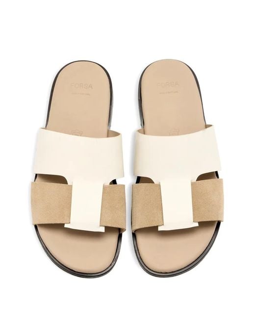 Forsa White Ernesto Sandals for men