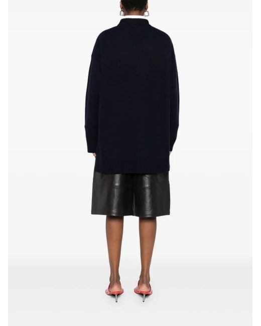 Jil Sander ラウンドネック プルオーバー Blue