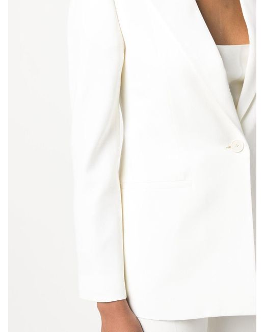 Givenchy Blazer Met Enkele Rij Knopen in het White
