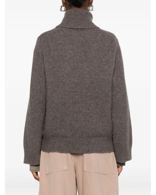 Maglione A Collo Alto di Boboutic in Brown