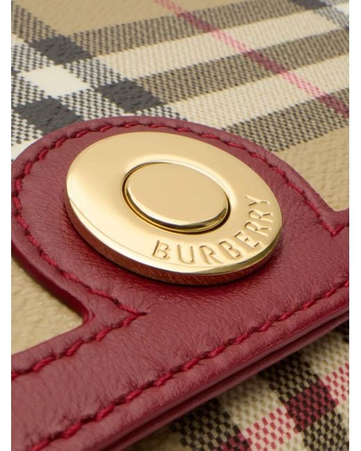 Burberry Natural Checked Tote Bag