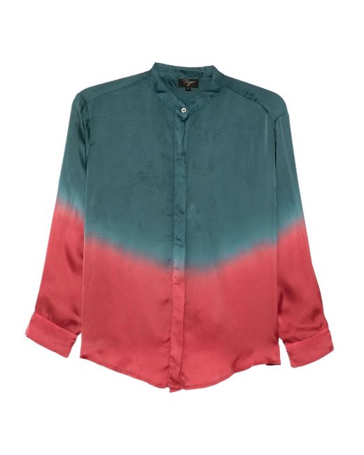 Yavi Nolen Blouse Met Dip-Dye Effect in het Green