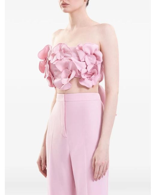 Saiid Kobeisy Pink Tailored Trousers