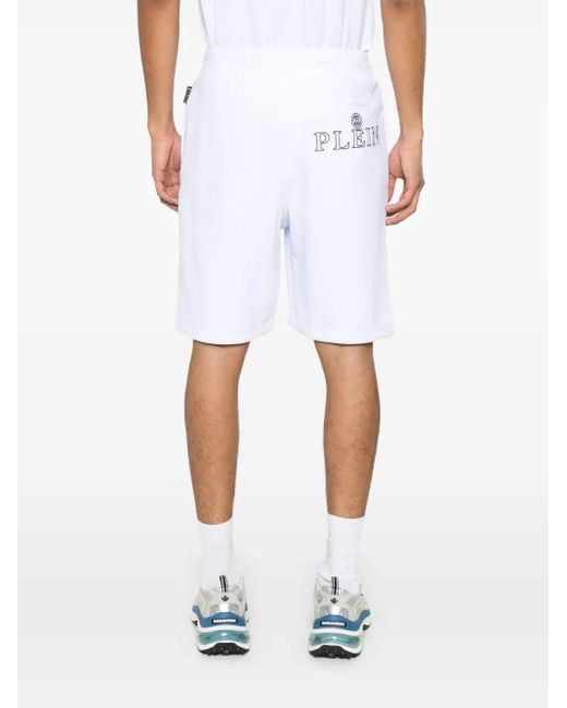 メンズ Philipp Plein トラックショーツ White