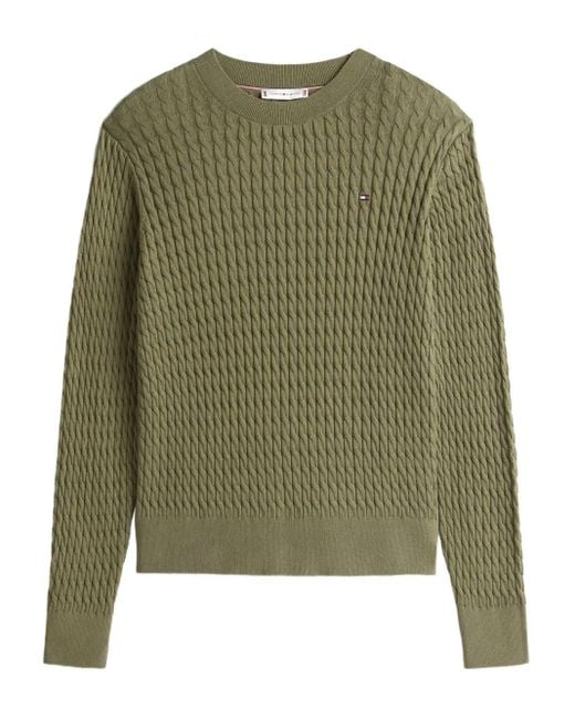 Jersey de punto de ochos Tommy Hilfiger de color Green