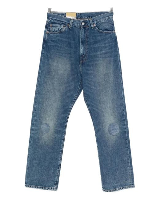 Levi's Blue Knee-Patch Faded Jeans for men