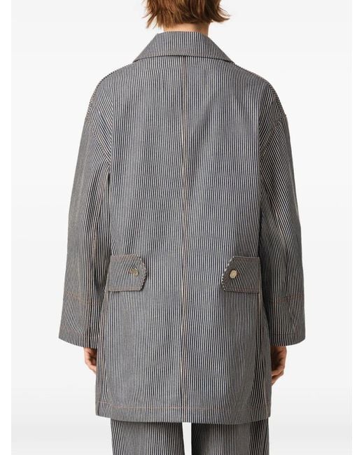 AMI Gray Cotton Worker Jacket