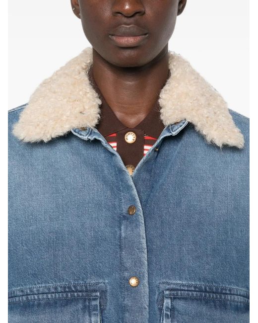 Moncler Blue Long-Sleeve Jacket