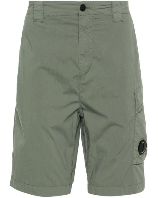 C P Company Cargo-Shorts mit Linsen-Detail in Green für Herren