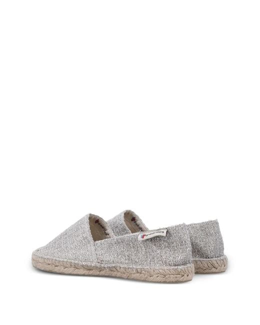 Espadrilles White Alpargata Glitter-Mesh