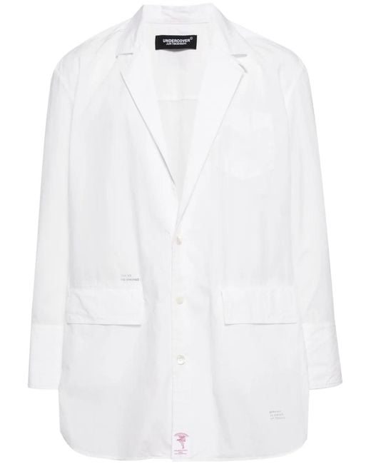 Blazer Con Botones Undercover de hombre de color White