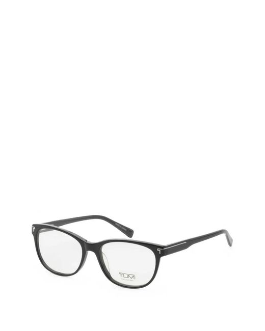 Tumi White Geometric-Frame Glasses