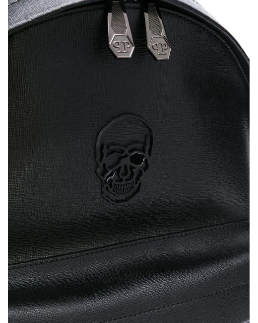 black skull backpack