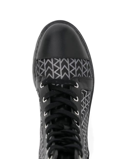 Michael Kors Black 50Mm Blake Combat Boots