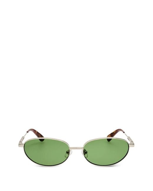 Jacquemus Green Lunettes De Soleil À Monture Ovale