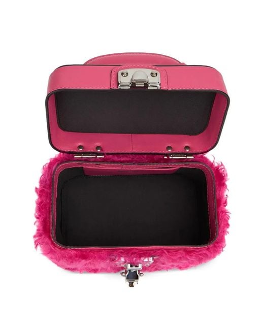 Moschino Pink Leather Shoulder Bag