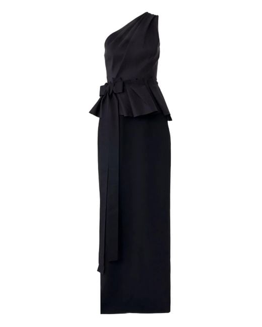 Abito Da Sera Con Fiocco di Carolina Herrera in Blue