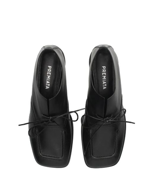 Premiata Black Leather Loafers