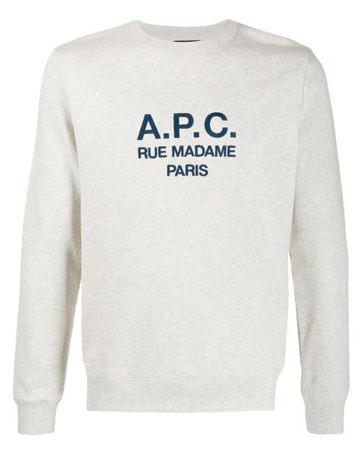 メンズ A.P.C. ロゴ スウェットシャツ Multicolor