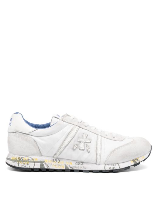 Premiata White Lucy Low-top Sneakers for men