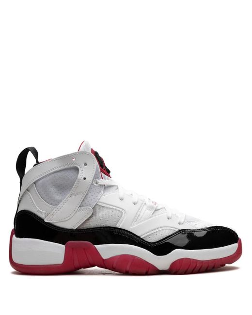 Nike White Jumpman Two Trey "Bred Concord" Sneakers for men