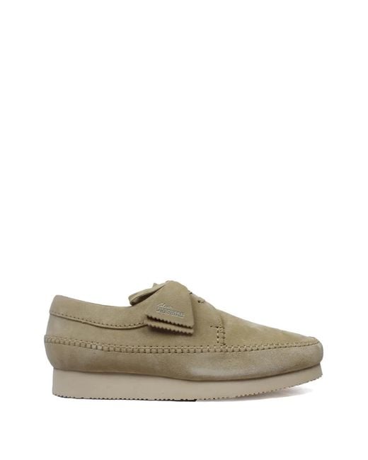 Clarks Natural Weaver Lace-Up Derby Shoes for men