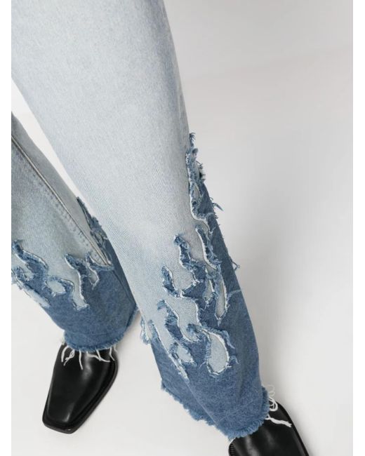 GALLERY DEPT. Blue La Blvd Flared Jeans for men
